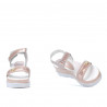 Sandalias mujer 5051 polvo nácar combinado