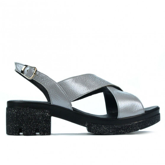 Sandalias de mujer 5052 plateadas