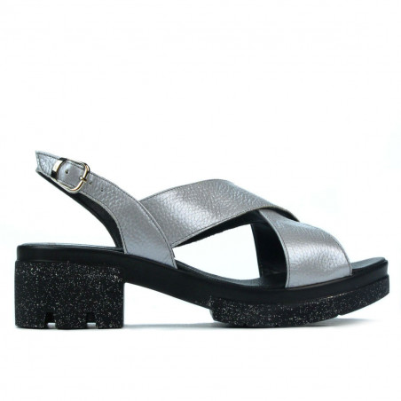 Sandalias de mujer 5052 plateadas