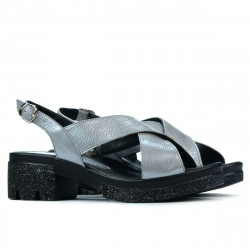 Sandalias de mujer 5052 plateadas
