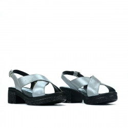 Sandalias de mujer 5052 plateadas