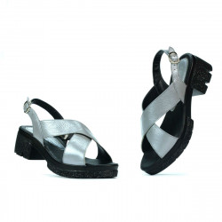 Sandalias de mujer 5052 plateadas