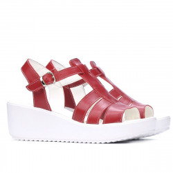 Sandalias de mujer 5023 rojo