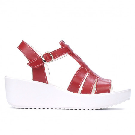 Sandalias de mujer 5023 rojo