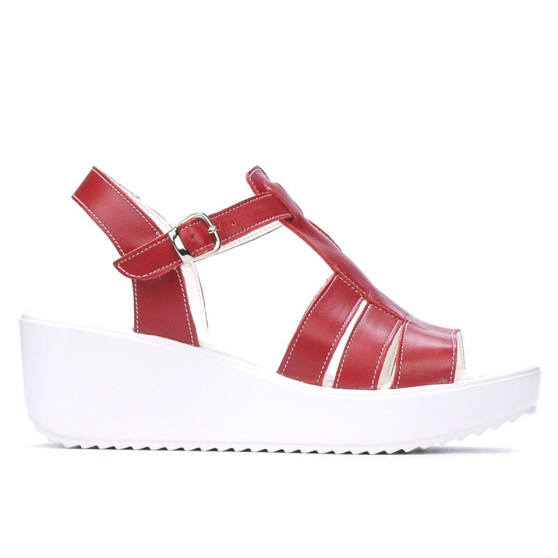 Sandalias de mujer 5023 rojo