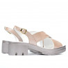 Sandalias mujer 5052 polvo nacarado