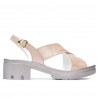 Sandalias mujer 5052 polvo nacarado
