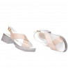 Sandalias mujer 5052 polvo nacarado