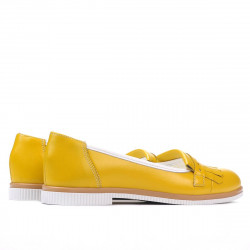 Zapatos casuales de mujer 699 amarillo combinado