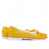 Zapatos casuales de mujer 699 amarillo combinado