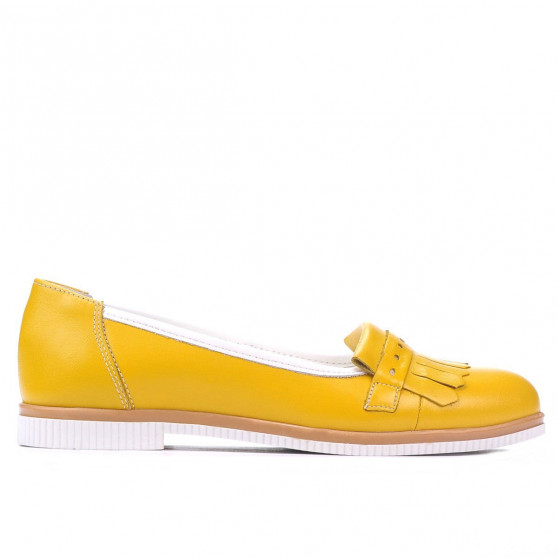 Zapatos casuales de mujer 699 amarillo combinado