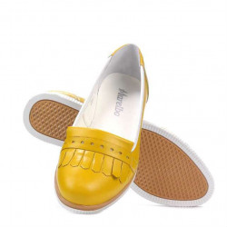 Zapatos casuales de mujer 699 amarillo combinado