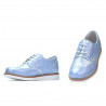 Zapatos para niños 154 azul perla combinado