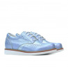 Zapatos para niños 154 azul perla combinado