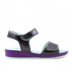 Sandalias infantiles 532 morado nacarado