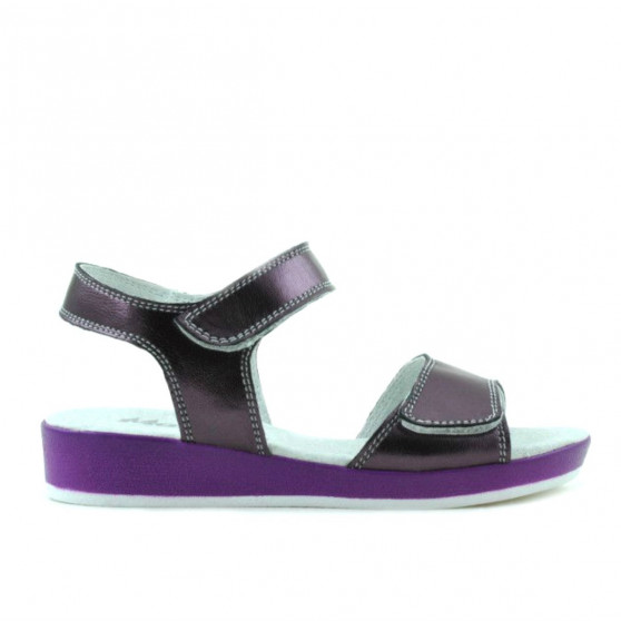 Sandalias infantiles 532 morado nacarado