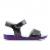 Sandalias infantiles 532 morado nacarado