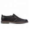 Zapatos casuales para hombre 7200p café perforado
