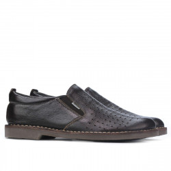 Zapatos casuales para hombre 7200p café perforado