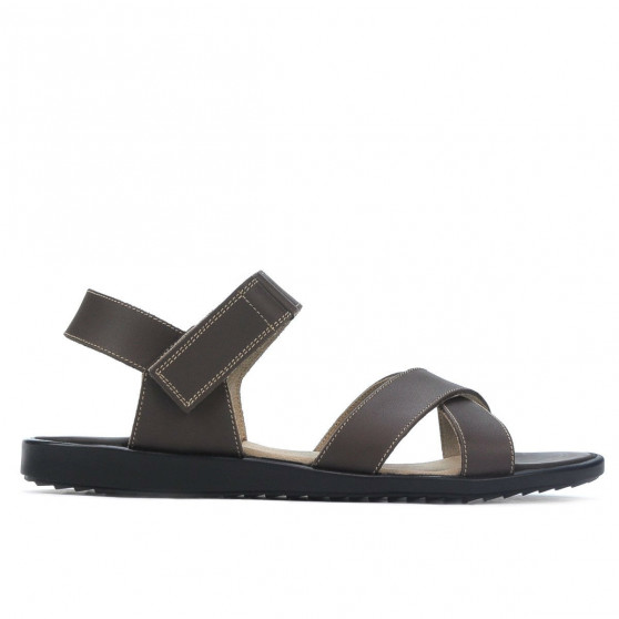 Sandalias hombre 345 café