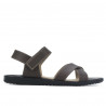 Sandalias hombre 345 café