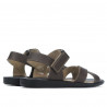 Sandalias hombre 345 café