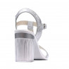 Sandalias de mujer 5055 plateado nacarado