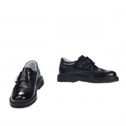 Zapatos para niños pequeños 65c charol negro