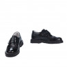 Zapatos para niños pequeños 65c charol negro