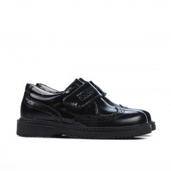 Zapatos para niños pequeños 65c charol negro