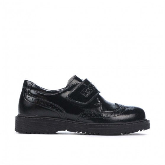 Zapatos para niños pequeños 65c charol negro
