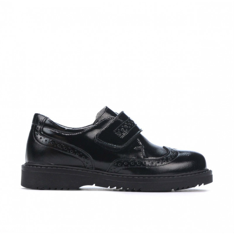 Zapatos para niños pequeños 65c charol negro