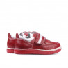 Zapatos de niños pequeños 64c rojo+blanco