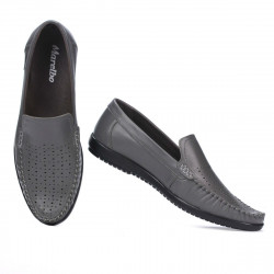 Mocasines hombre 888 gris