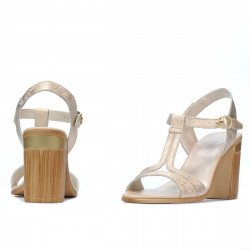 Sandalias de mujer 5055 dorado