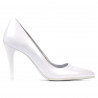 Zapatos elegantes de mujer 1246 blanco nácar