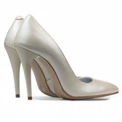 Zapatos elegantes mujer 1241 beige