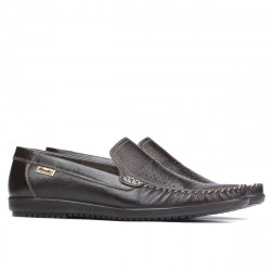 Mocasines hombres 888 café