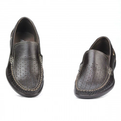 Mocasines hombres 888 café
