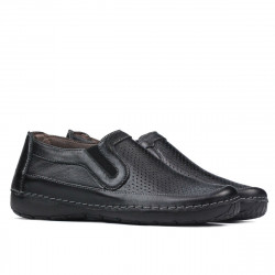 Mocasines de mujer (tallas grandes) 6000m negro