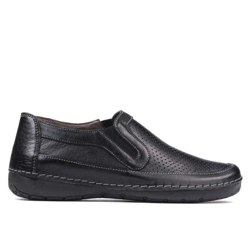 Mocasines de mujer (tallas grandes) 6000m negro