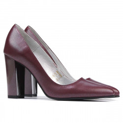 Zapatos elegantes de mujer 1261 burdeos nacarados
