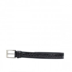 Cinturón para hombre 32bc negro+croco negro