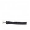 Cinturón para hombre 32bc negro+croco negro