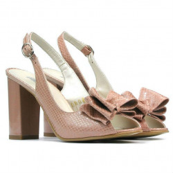Sandalias de mujer 1256 pitón nude