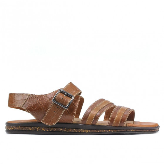 Sandalias para hombre 315 croco marrón