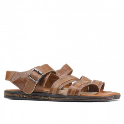 Sandalias para hombre 315 croco marrón