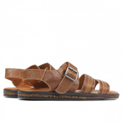 Sandalias para hombre 315 croco marrón