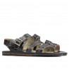 Sandalias hombre 315 croco café