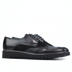 Zapatos casuales para hombre 831 negro combinado